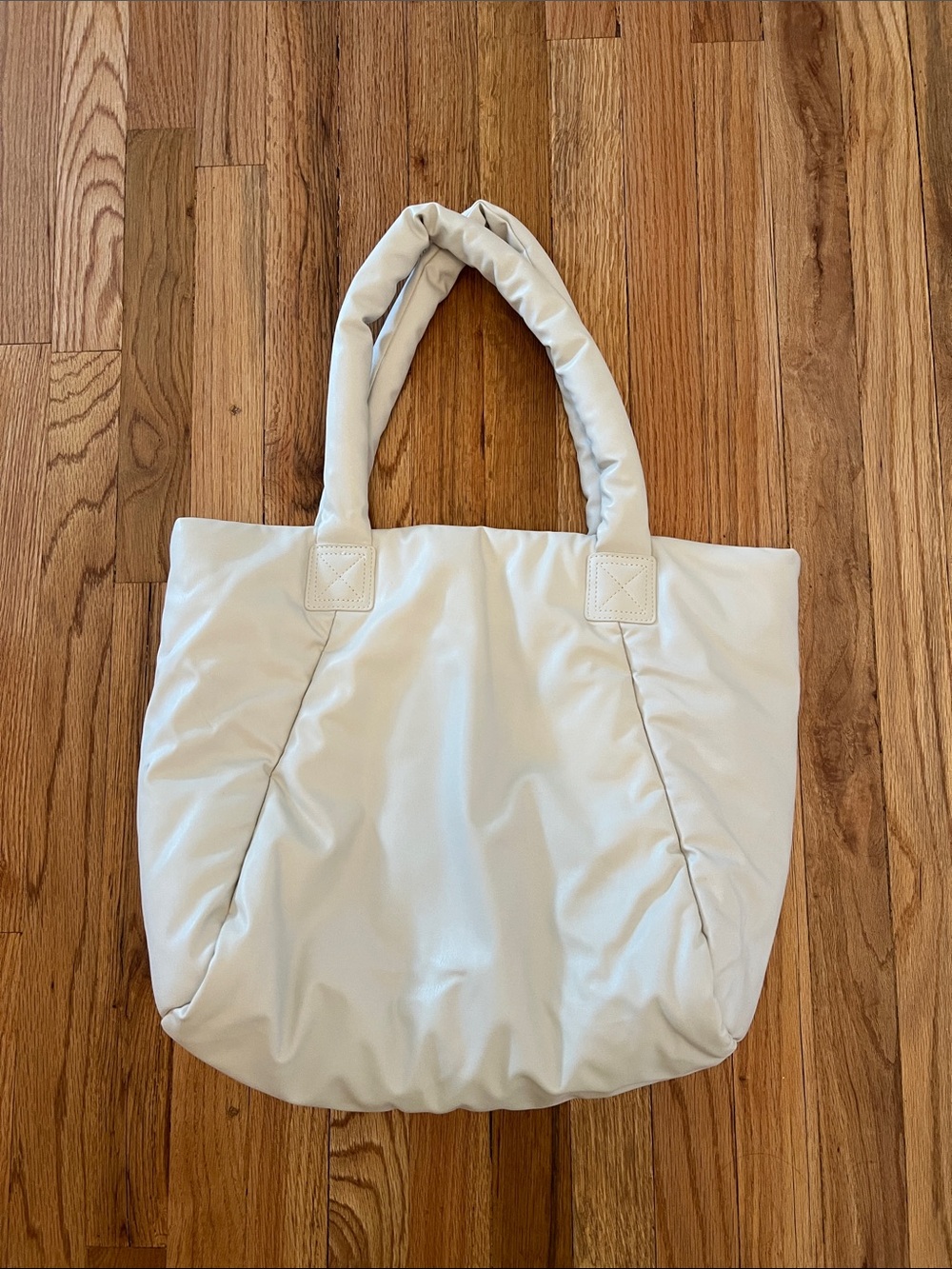 H&M Cream Padded Tote Bag